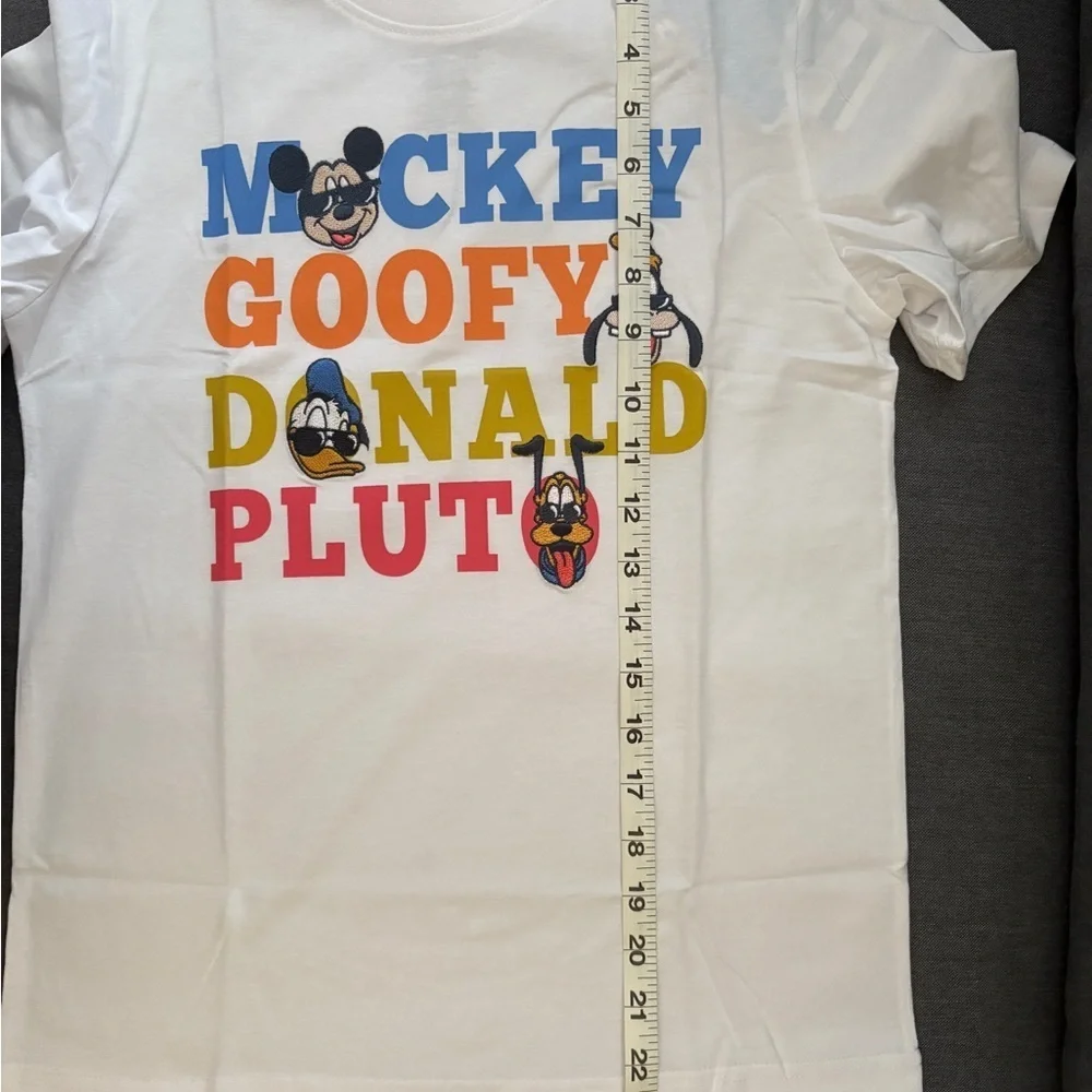 Disney White T-Shirt with Mickey and Friends